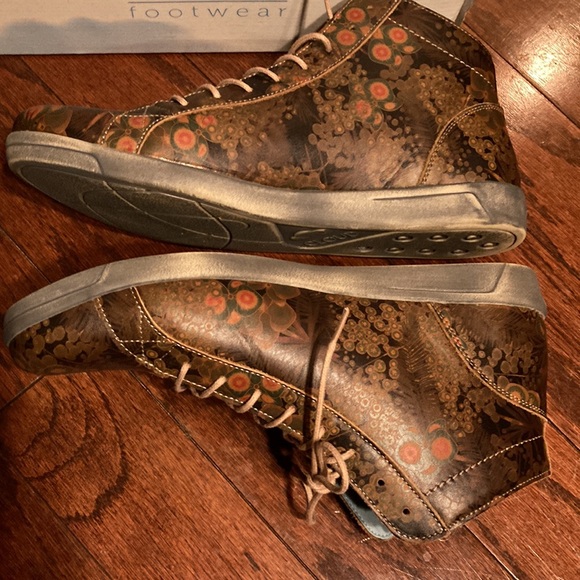 IClouds printed lace up ankle boots - Picture 3 of 14